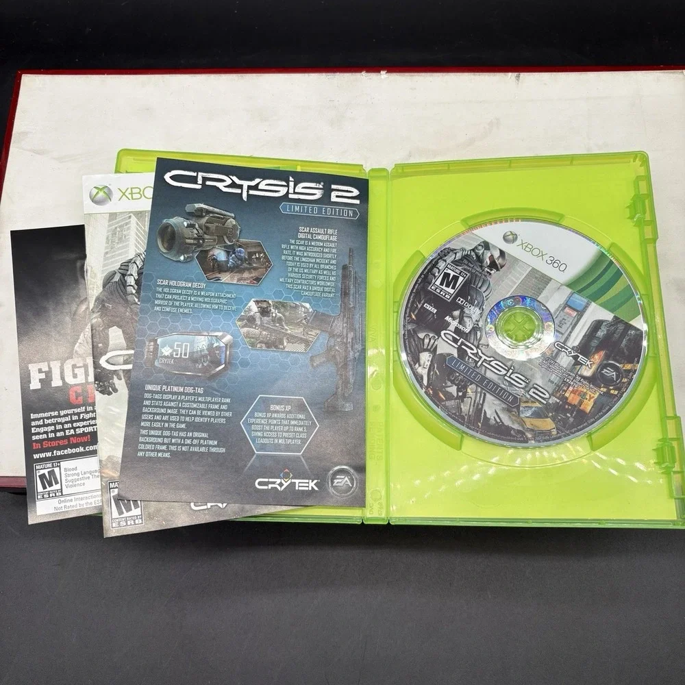 Crysis 2 -- Limited Edition (Microsoft Xbox 360, 2011) CIB Excellent